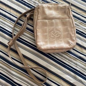 Authentic Chanel Crossbody Satchel Bag - Travel line
